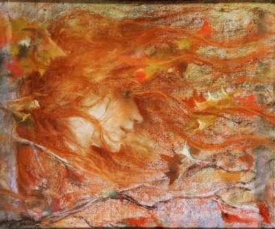 突風 作： Lucien Levy Dhurmer