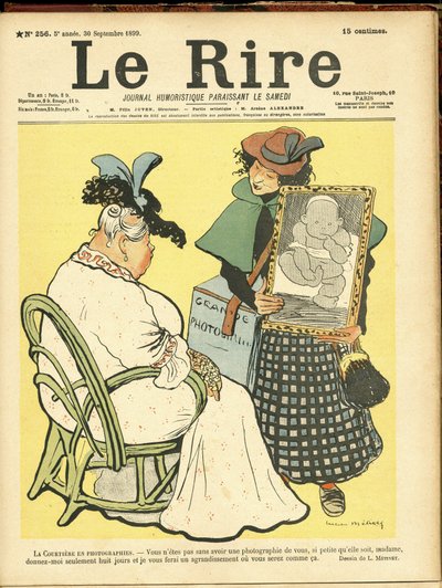 Le Rire "の表紙 作： Lucien Metivet