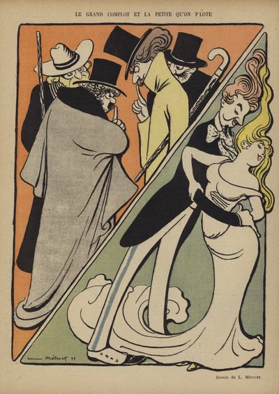 ル・リールのイラスト 作： Lucien Metivet