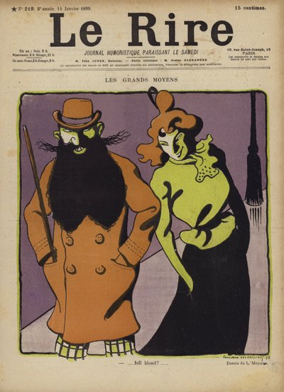 ル・リールのイラスト 作： Lucien Metivet