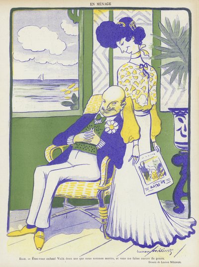 ル・リールのイラスト 作： Lucien Metivet