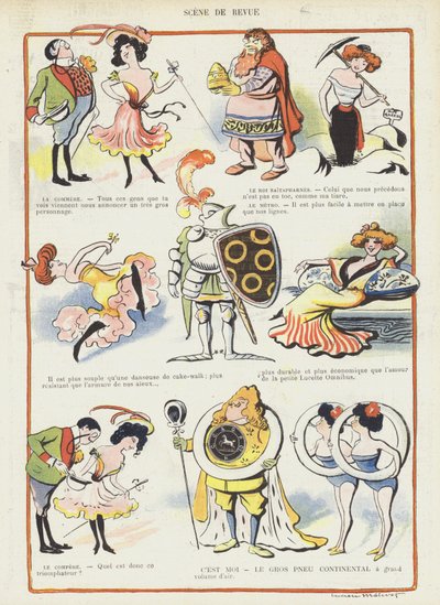 ル・リールのイラスト 作： Lucien Metivet