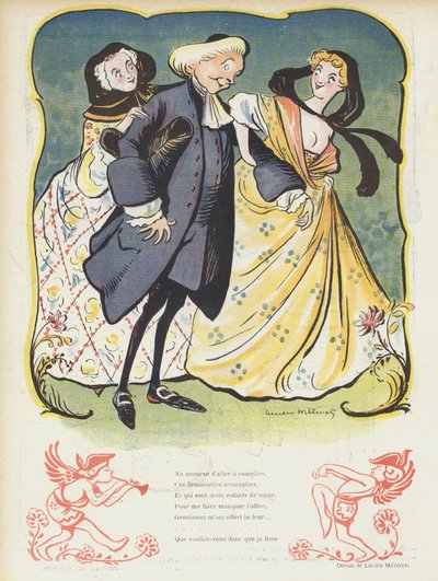 ル・リールのイラスト 作： Lucien Metivet