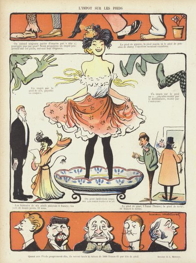 ル・リールのイラスト 作： Lucien Metivet
