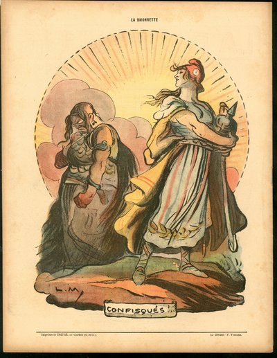 La Baionnette、Satirique en Couleurs、1918.4.18：14-18の戦争 作： Lucien Metivet
