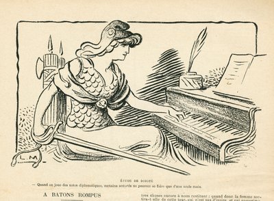 Le Rire, B&W Satire 作： Lucien Metivet
