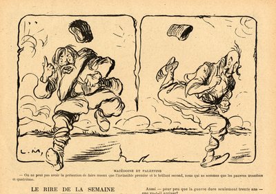 Le Rire rouge, B&W satire 作： Lucien Metivet