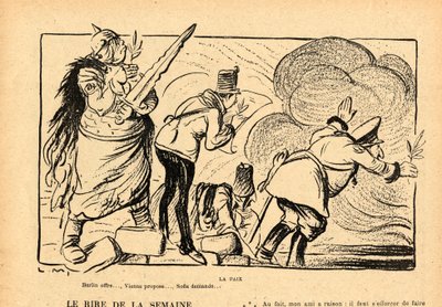 Le Rire rouge, B&W satire 作： Lucien Metivet
