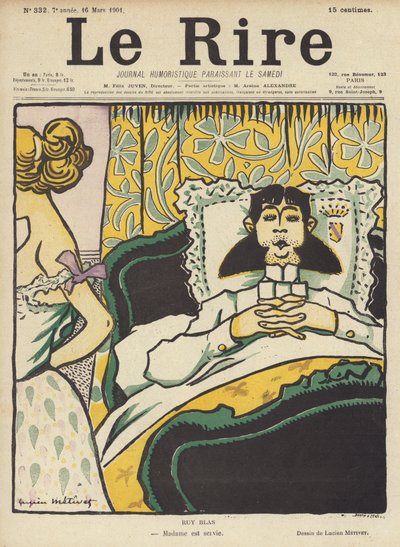 ルイ・ブラス、ル・リールのイラスト 作： Lucien Metivet