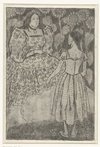 妖精がシンデレラに現れる 作： Lucien Pissarro