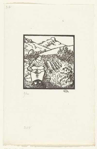 ヘルダーズ ベルジェール C.O. モン・トゥールの 作： Lucien Pissarro