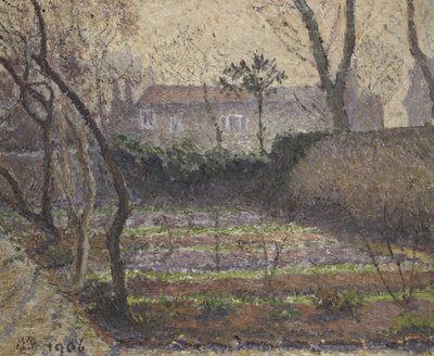 チズウィックのホアーフロスト、1906年 作： Lucien Pissarro