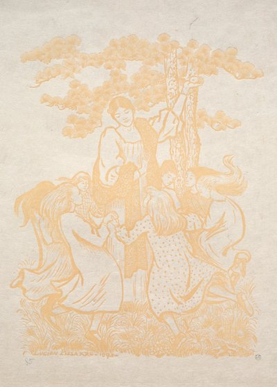 イラスト 25: ラウンド 作： Lucien Pissarro