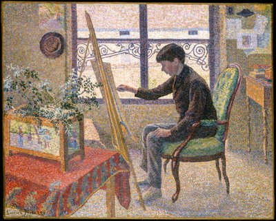 スタジオの内部 作： Lucien Pissarro