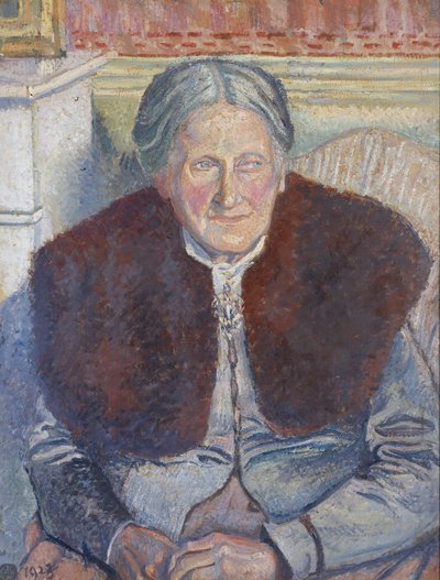 カミーユ・ピサロ夫人、1923年 作： Lucien Pissarro