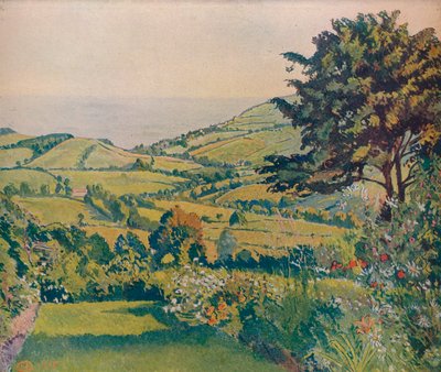 シービュー、フィッシュポンド、1915年、c1932 作： Lucien Pissarro