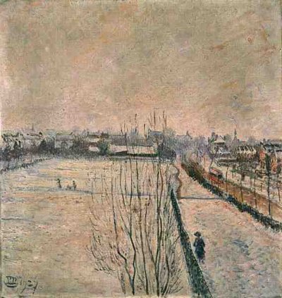 Stamford Brook, London 作： Lucien Pissarro