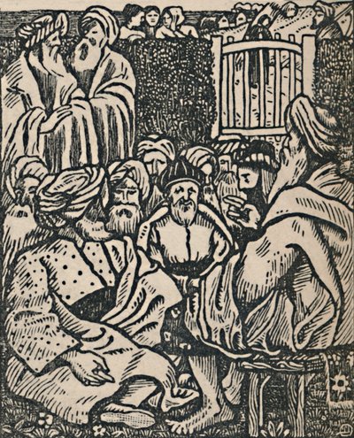 長老の集会、1919 作： Lucien Pissarro