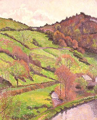 The Pool, Blackpool, Devon 作： Lucien Pissarro
