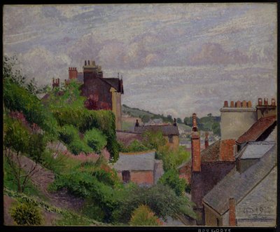ダートマスの屋根 作： Lucien Pissarro