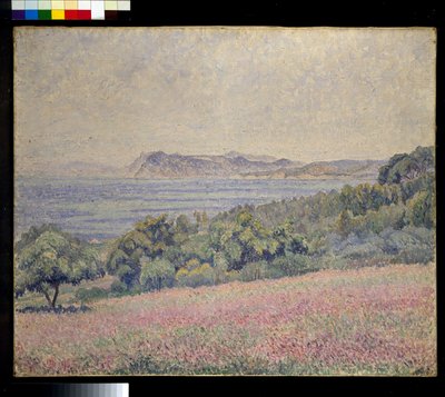 アザミ、ル・ブルスク 作： Lucien Pissarro