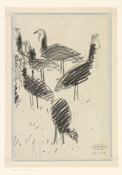 六羽 作： Lucien Pissarro