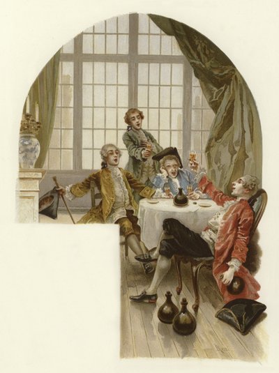 The School for Scandal（chromolitho）のイラスト 作： Lucius Rossi