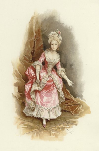 The School for Scandal（chromolitho）のイラスト 作： Lucius Rossi