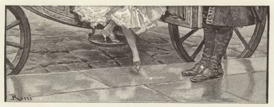 The School for Scandal（chromolitho）のイラスト 作： Lucius Rossi