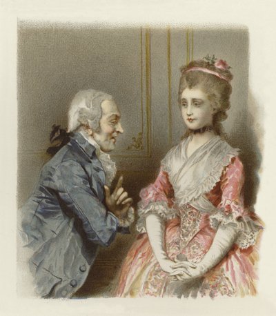 The School for Scandal（chromolitho）のイラスト 作： Lucius Rossi