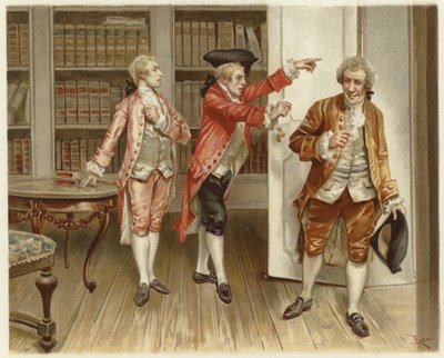 The School for Scandal（chromolitho）のイラスト 作： Lucius Rossi