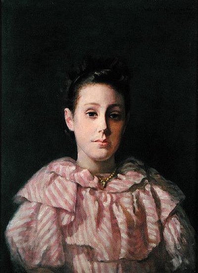 少女の肖像 作： Lucius Wolcott Hitchcock
