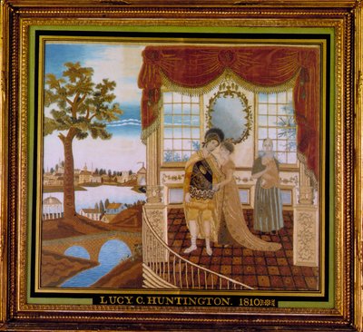 家族と別れるヘクター（1810年 作： Lucy C Huntington
