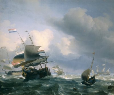 船の港 作： Ludolf Backhuysen