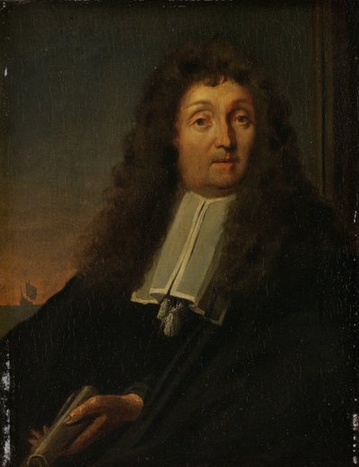 自画像 作： Ludolf Bakhuysen
