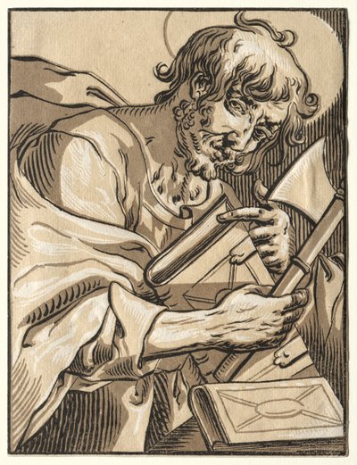 聖マティアス、1623-30。 作： Ludolph Büsinck