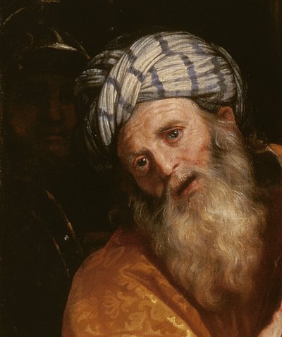 Ecce Homo のピラトの詳細 作： Ludovico Cardi Cigoli