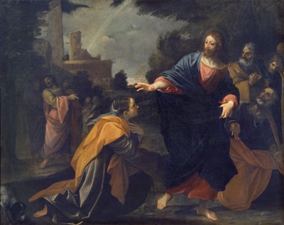 キリストとカナンの女 作： Ludovico Carracci