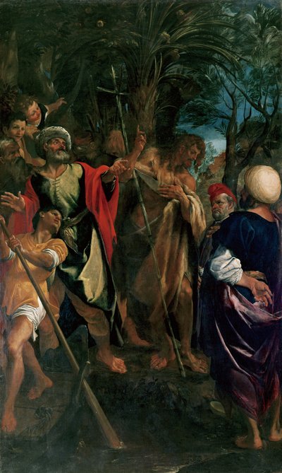 バプテスマの説教 作： Ludovico Carracci