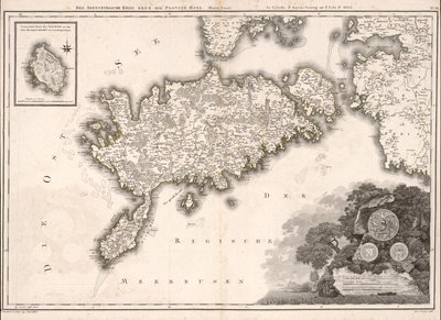 Arensbug サークルまたは州 作： Ludvig August; Hartknoch Mellin