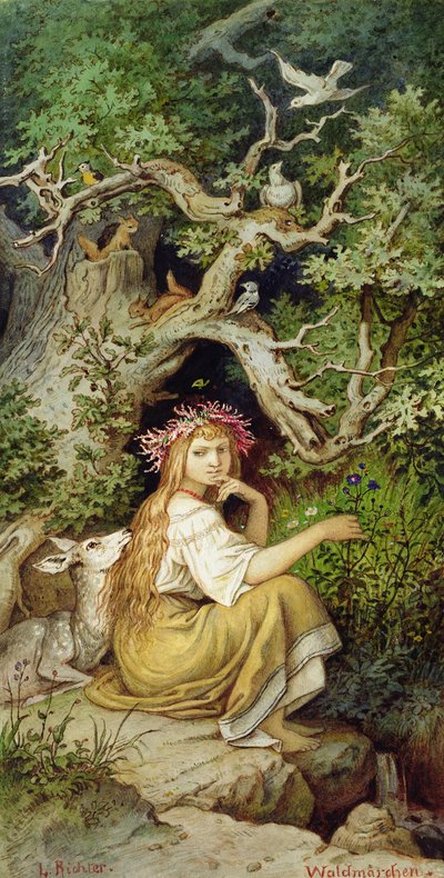 Wood Nymph 88：Waldmaerchen 作： Ludwig Adrian Richter