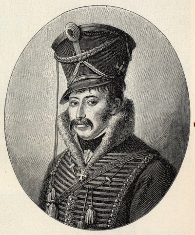フェルディナント・フォン・シル 1776-1809。 作： Ludwig Buchhorn