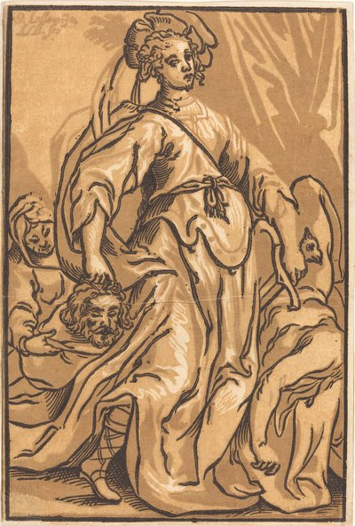 ジュディスとホロフェルネス 作： Ludwig Büsinck after Georges Lallemand