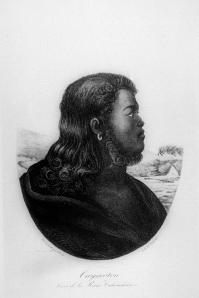 カラニモク首長、1816年 作： Ludwig Choris