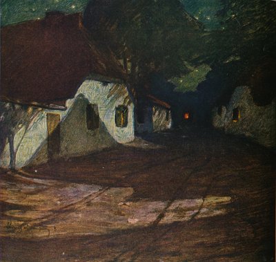 月光の夜、c1900、1905 作： Ludwig Dettmann