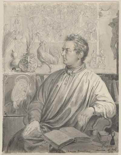 クレメンス・ブレンターノ 作： Ludwig Emil Grimm