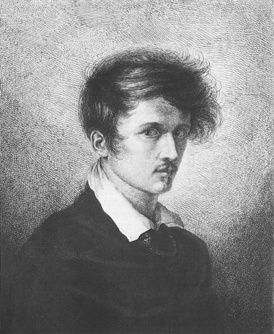 自画像、1813 作： Ludwig Emil Grimm