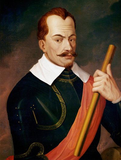 フリードランド公アルブレヒト・ヴァレンシュタイン、三十年戦争中の帝国野戦司令官、1634年エゲルで自軍将校に殺害される...（キャンバスに描かれた絵） 作： Ludwig Ferdinand Schnorr von Carolsfeld