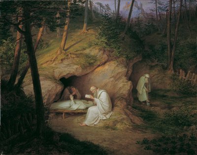死んだ隠者 作： Ludwig Ferdinand Schnorr von Carolsfeld