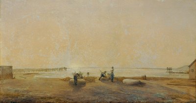 ノイジードル湖の風景 作： Ludwig Ferdinand Schnorr von Carolsfeld